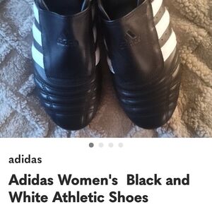 Adidas Women's Classic Black and White Sneakers